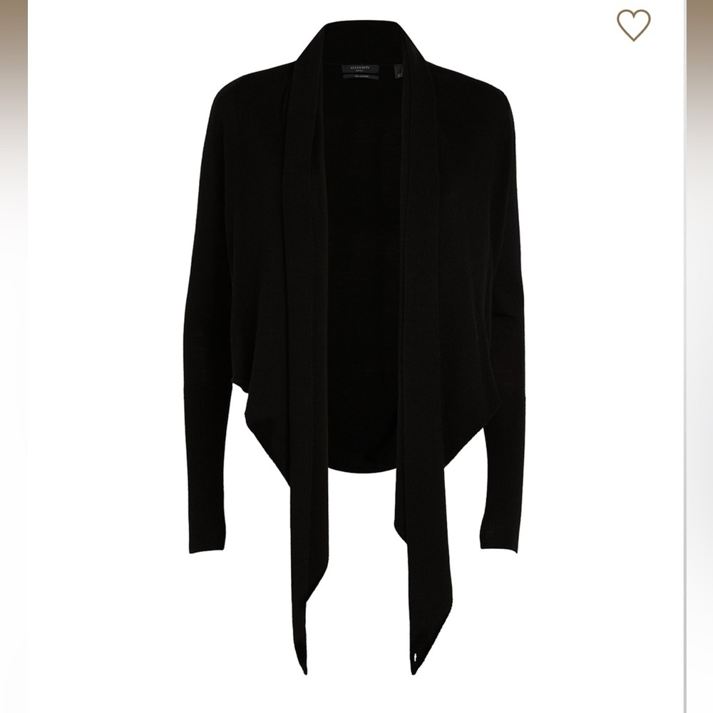 All Saints 100% merino wool wrap cardigan